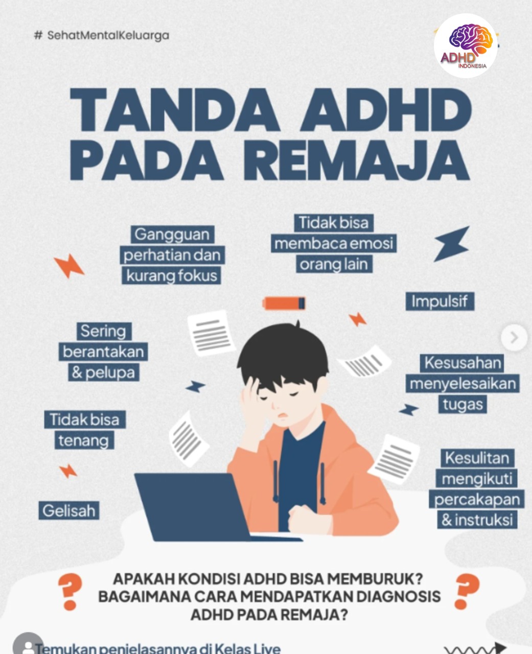 Screening ADHD Non-Diagnostik: Edukasi Awal bagi Orang Tua di Kabupaten Bone Bolango